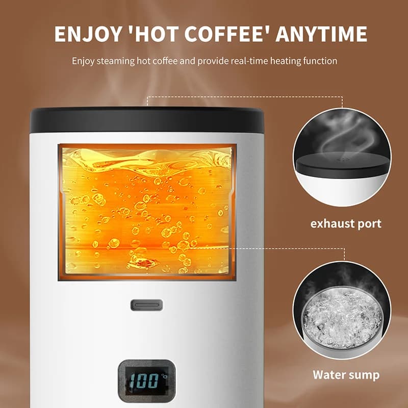 Bærbar elektrisk kaffemaskine 7800mAh