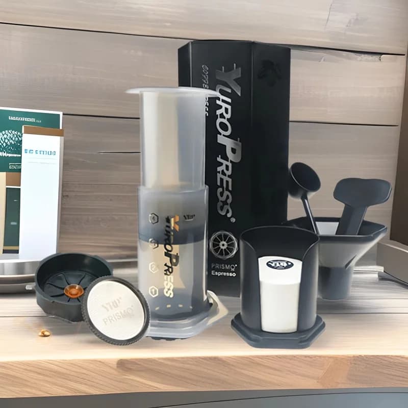 Bærbar fransk presse kaffemaskine