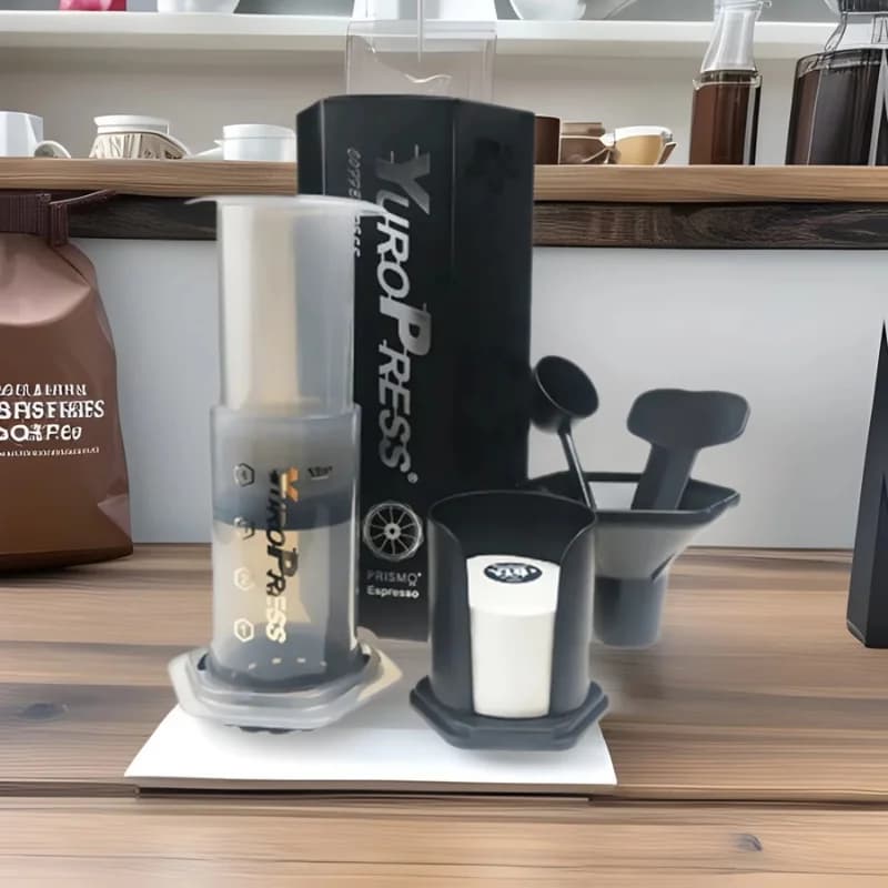 Bærbar fransk presse kaffemaskine